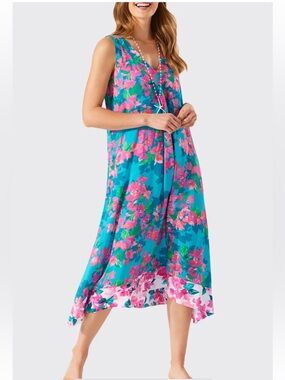 NWT Tommy Bahama Bougainvillea Convertible Scarf Coverup Dress Size S